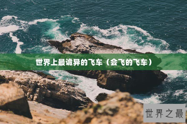 世界上最诡异的飞车（会飞的飞车）