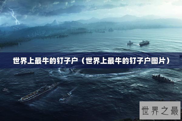 世界上最牛的钉子户（世界上最牛的钉子户图片）