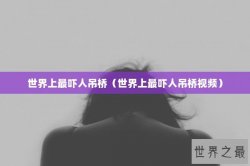 世界上最吓人吊桥（世界上最吓人吊桥视频）