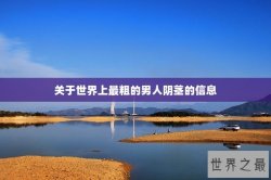 关于世界上最粗的男人阴茎的信息