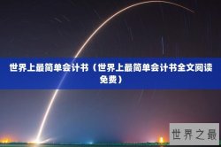 世界上最简单会计书（世界上最简单会计书全文阅读免费）