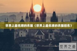 世界上最名牌的衣服（世界上最名牌的衣服排名）
