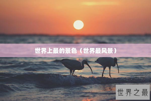 世界上最的景色（世界最风景）