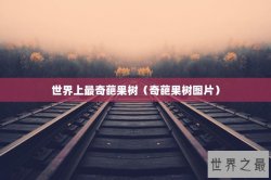 世界上最奇葩果树（奇葩果树图片）