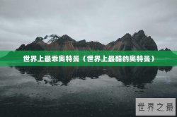 世界上最乖奥特曼（世界上最酷的奥特曼）