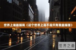 世界上谁最摇晃（这个世界上是不是只有我最摇摆）