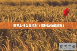 世界上什么最招财（哪种动物最招财）