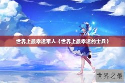 世界上最幸运军人（世界上最幸运的士兵）
