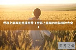 世界上最厚的丝袜图片（世界上最厚的丝袜图片大全）