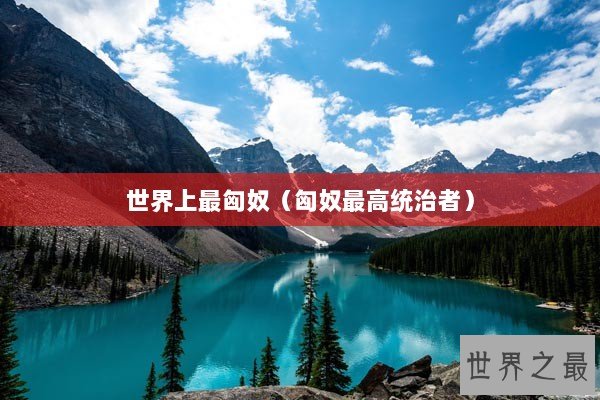 世界上最匈奴（匈奴最高统治者）