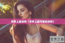 世界上最动物（世界上最可爱的动物）