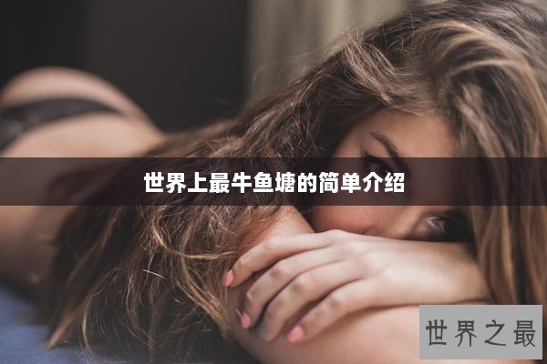 世界上最牛鱼塘的简单介绍