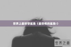 世界上最妖孽鲨鱼（最恐怖的鲨鱼!）