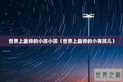 世界上最帅的小孩小孩（世界上最帅的小男孩儿）