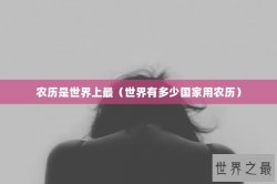 农历是世界上最（世界有多少国家用农历）