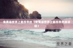 免费是世界上最昂贵的（免费是世界上最昂贵的演讲稿）
