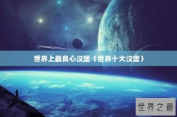 世界上最良心汉堡（世界十大汉堡）