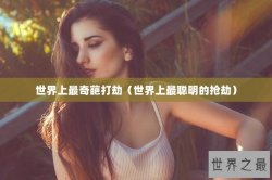 世界上最奇葩打劫（世界上最聪明的抢劫）