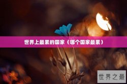 世界上最累的国家（哪个国家最累）