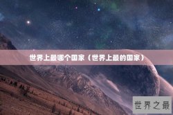 世界上最哪个国家（世界上最的国家）