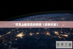 世界上最变态的视频（透明衣服）