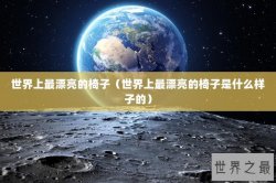 世界上最漂亮的椅子（世界上最漂亮的椅子是什么样子的）