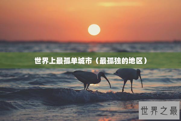 世界上最孤单城市（最孤独的地区）