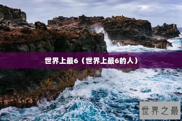 世界上最6（世界上最6的人）