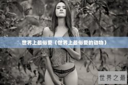 世界上最俗爱（世界上最俗爱的动物）