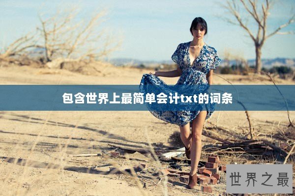 包含世界上最简单会计txt的词条