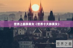 世界上最胖美女（世界十大胖美女）