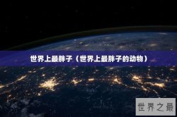 世界上最胖子（世界上最胖子的动物）
