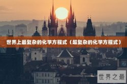 世界上最复杂的化学方程式（超复杂的化学方程式）