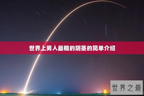 世界上男人最粗的阴茎的简单介绍