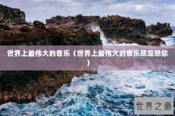 世界上最伟大的音乐（世界上最伟大的音乐就是想你）