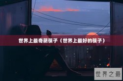 世界上最奇葩筷子（世界上最好的筷子）