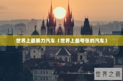 世界上最暴力汽车（世界上最夸张的汽车）