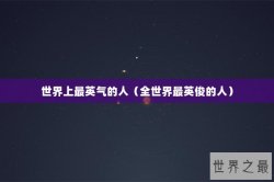 世界上最英气的人（全世界最英俊的人）