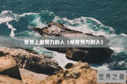 世界上最努力的人（所有努力的人）