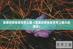 宝宝的笑容是世界上最（宝宝的笑容是世界上最大的笑容）