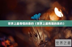 世界上最奇怪的条约（世界上最有趣的条约）