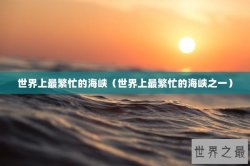 世界上最繁忙的海峡（世界上最繁忙的海峡之一）