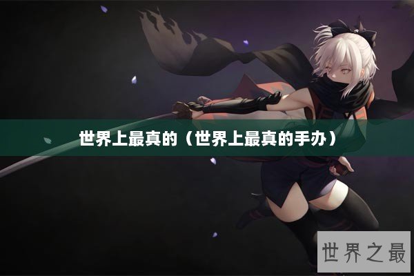 世界上最真的（世界上最真的手办）