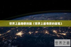 世界上最奇葩的画（世界上最奇葩的画笔）