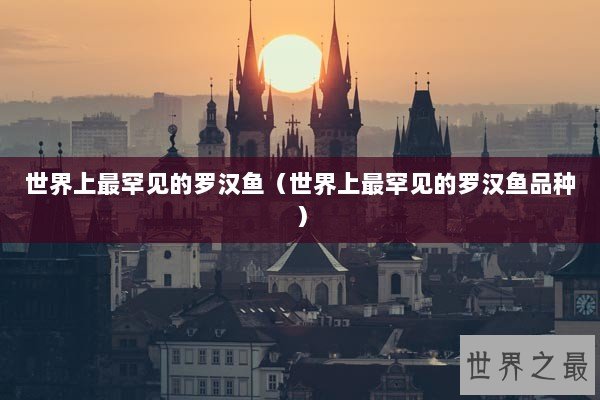 世界上最罕见的罗汉鱼（世界上最罕见的罗汉鱼品种）