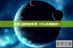 世界上最帅的东西（什么东西最帅）
