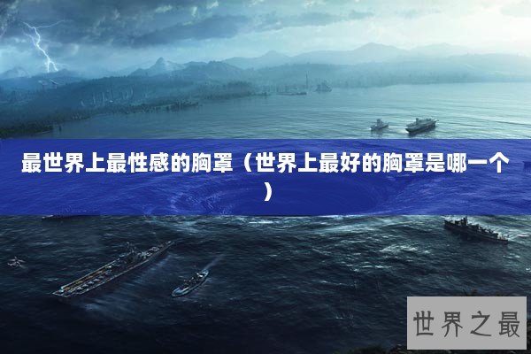 最世界上最性感的胸罩（世界上最好的胸罩是哪一个）