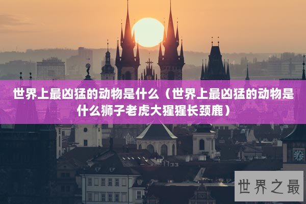 世界上最凶猛的动物是什么（世界上最凶猛的动物是什么狮子老虎大猩猩长颈鹿）