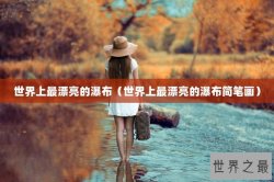 世界上最漂亮的瀑布（世界上最漂亮的瀑布简笔画）