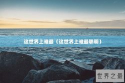 这世界上谁最（这世界上谁最聪明）
